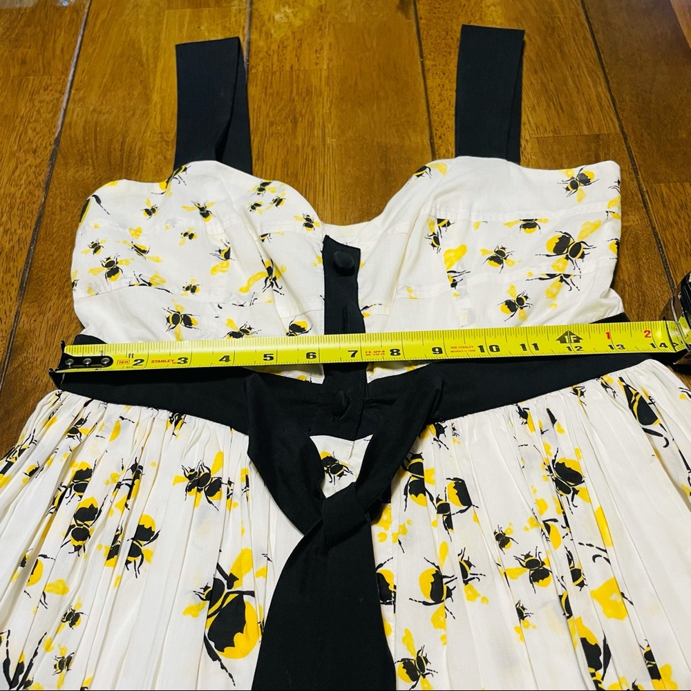 NWOT Diane Von Furstenberg Carson Bumblebee Sundress - Picture 8 of 11